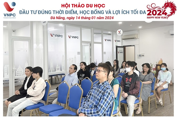 VNPC gửi lời cảm ơn chân thành tới khách hàng tham dự Hội thảo du học tháng 01/2024